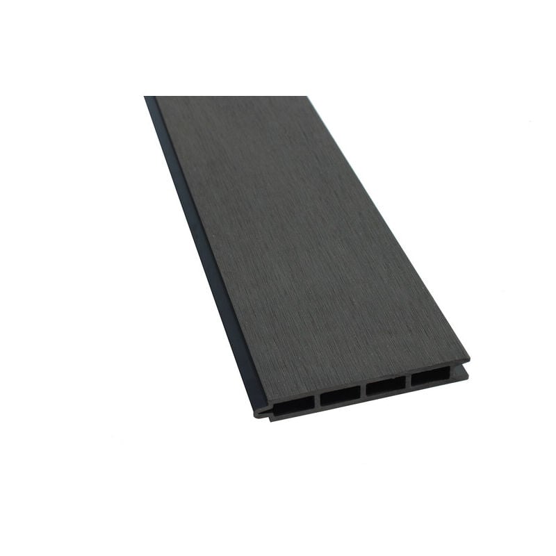 foto del prodotto mccover larko listello per recinzione in legno composito l176 cm l 14,8 cm p 21 mm colore grigio antracite, spessore 21 mm, larghezza
