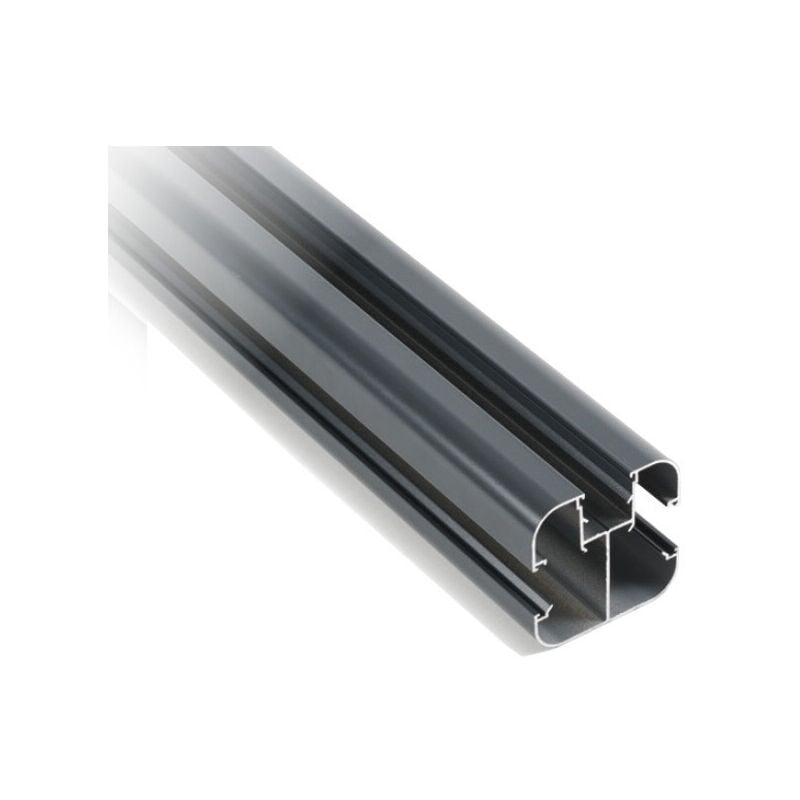 foto del prodotto mccover palo per recinzione multifunzionale larko 232 cm colore grigio antracite ral 7016, spessore 7,5 cm, larghezza 7,5 cm, lunghezza