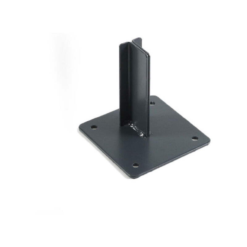 foto del prodotto mccover piastra per palo di recinzione multifunzionale larko colore grigio antracite ral 7016, larghezza 15 cm, lunghezza 15 m