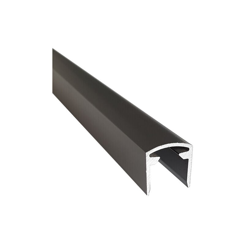foto del prodotto mccover profilo di finitura per recinzione larko 176 cm colore grigio antracite ral 7016, lunghezza 176 cm