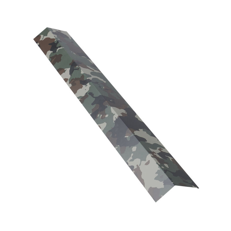 foto del prodotto mccover scossalina da 1 m per lastra grecata in acciaio verniciato colore mimetico, lunghezza 1m