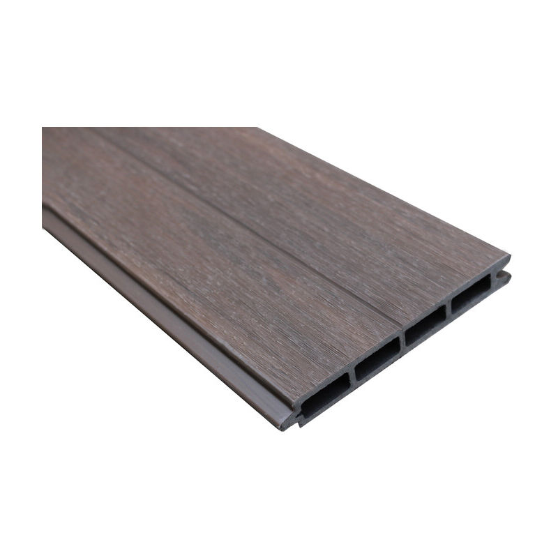 foto del prodotto mccover stecca per recinzione composita a nido d ape coestrusa colore rovere scuro, spessore 19 mm, larghezza 15,6 cm, lunghezza 148 cm