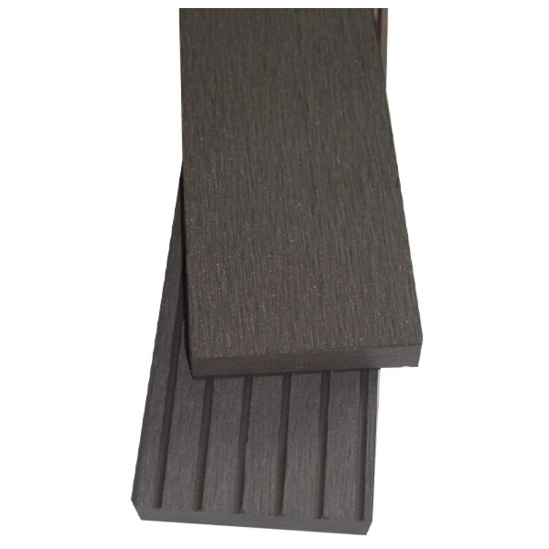 foto del prodotto mccover zoccolo di finitura per terrazza in legno composito qualita colore grigio carbone, spessore 1 cm, larghezza 5,5 cm, lunghezza