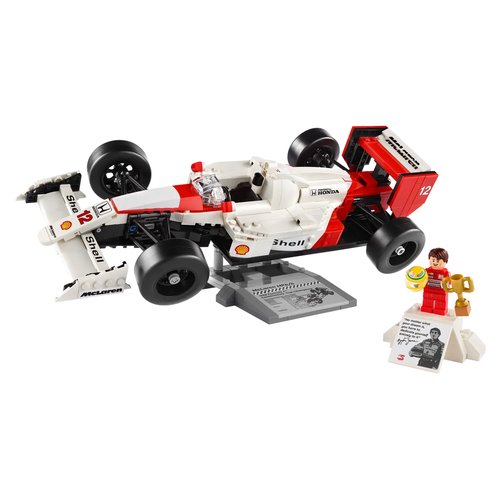 foto del prodotto mclaren mp4 4 e ayrton senna lego 10330 icons