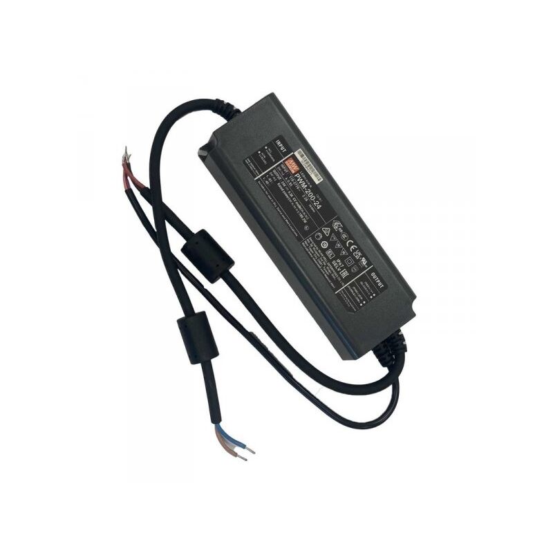 foto del prodotto mean well alimentatore led mw pwm 200 24 dimmerabile 200w 24v 8,3a ip67 dimming 3 in 1 0 10v 10v pwm resistance