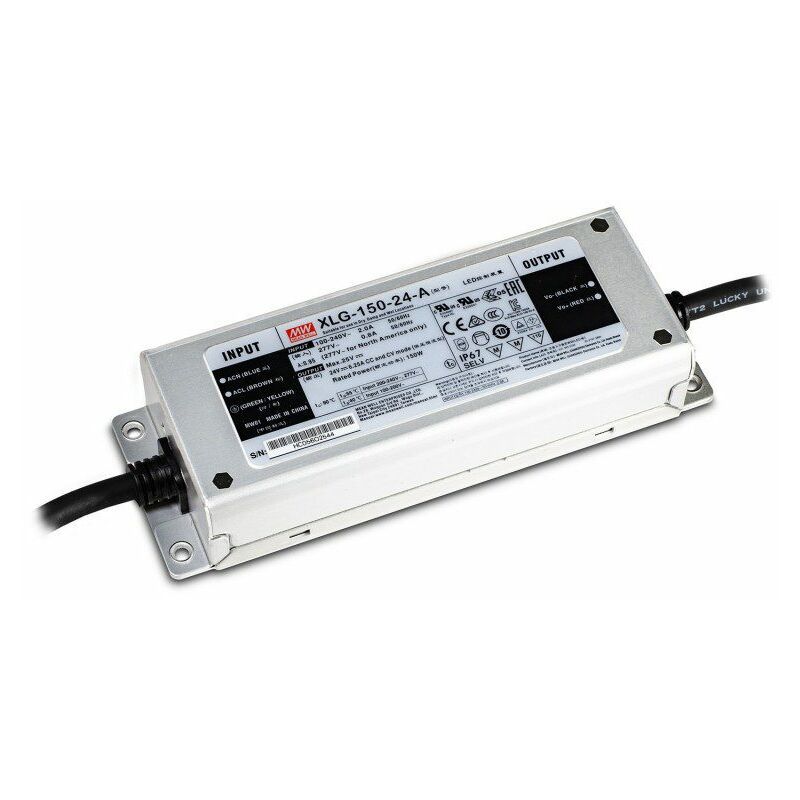 foto del prodotto mean well alimentatore meanwell 150w 24v ip67 xlg 150 24a