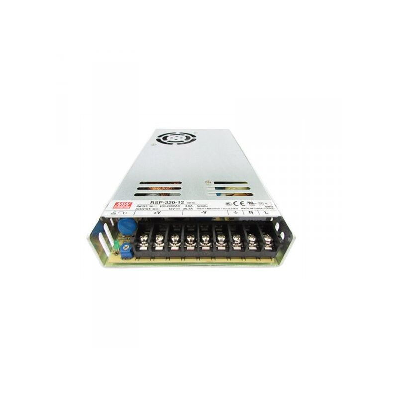 foto del prodotto mean well alimentatore mw cv 300w 25a rsp 320 12 trasformatore da ac 220v a dc 12v per luci led interno
