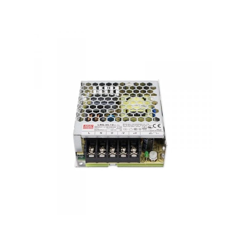 foto del prodotto mean well alimentatore mw cv 35w 3a lrs 35 12 trasformatore da ac 220v a dc 12v per striscia led