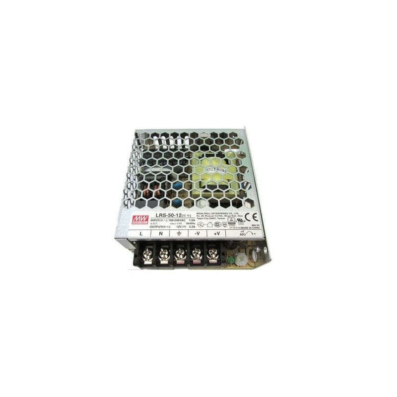 foto del prodotto mean well alimentatore mw cv 50w 4,2a lrs 50 12 trasformatore da ac 220v a dc 12v per strip led