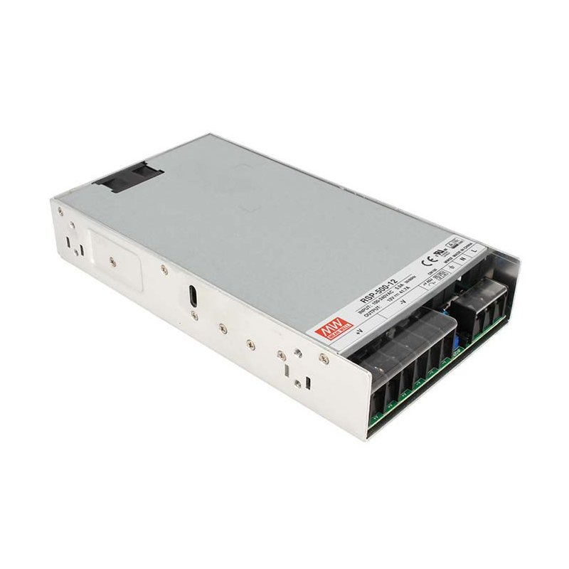 foto del prodotto mean well alimentatore mw cv trasformatore rsp 500 12 500w 12v 41,7a