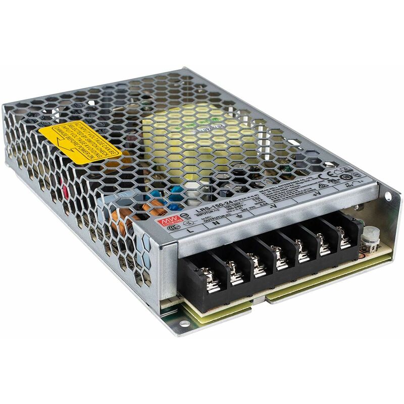 foto del prodotto mean well alimentatore switching 150w 24vdc 6.5a doppia uscita lrs 150 24 meanwell