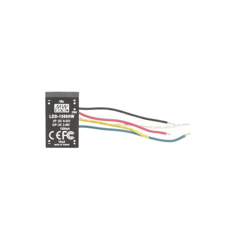 foto del prodotto mean well dc dc step down converter mw ldd 1500hw 1500ma da dc9 56v a dc2 46v