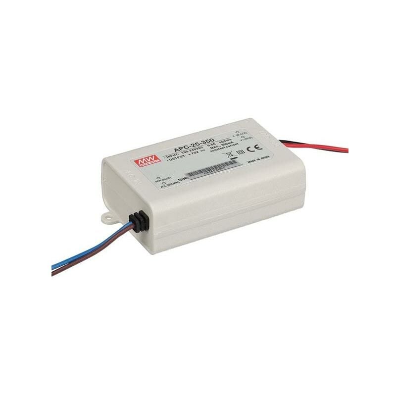 foto del prodotto mean well driver led a corrente costante uscita singola 350 ma 25 w