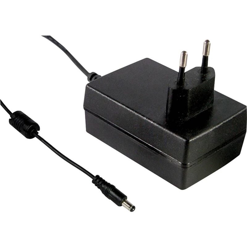 foto del prodotto mean well gsm25e15 p1j alimentatore a spina tensione fissa 15 v dc 1.66 a 25 w