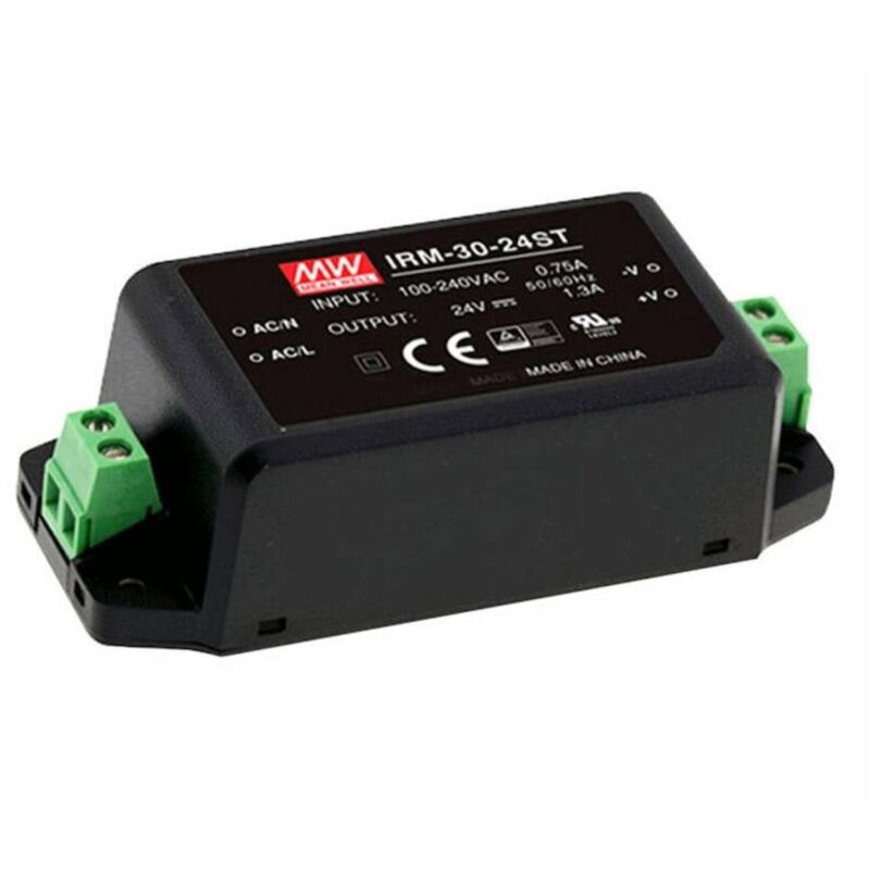 foto del prodotto mean well irm 30 24st alimentatore da circuito stampato ac dc 24 v 1300 ma 31.2 w