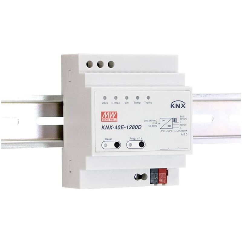 foto del prodotto mean well knx 40e 1280 alimentatore switching knx 40e 1280