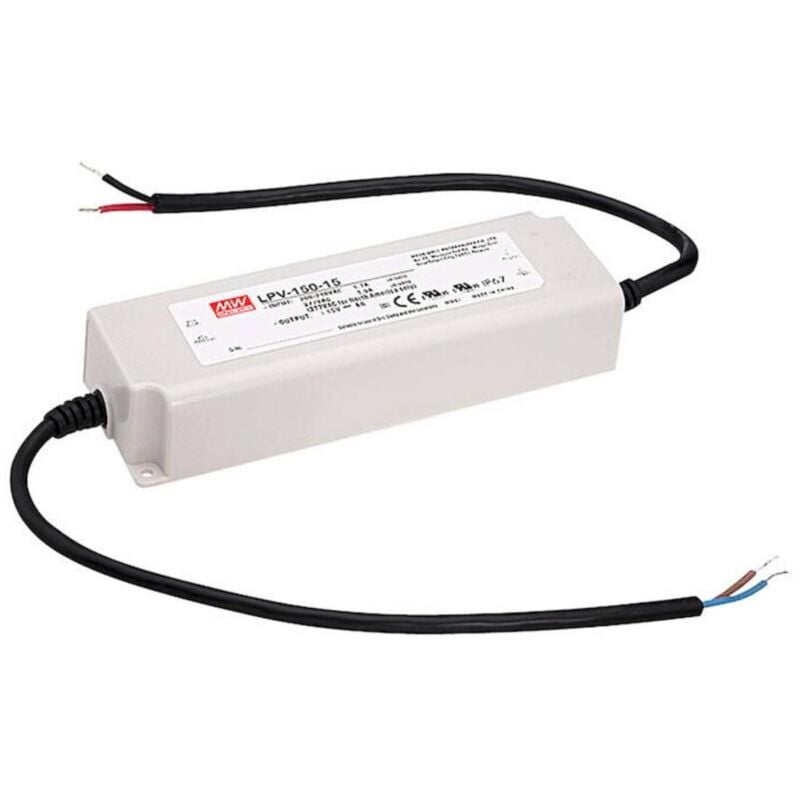 foto del prodotto mean well lpv 150 24 trasformatore per led tensione costante 151 w 0 6.3 a 24 v dc non dimmerabile, protezione sovrac