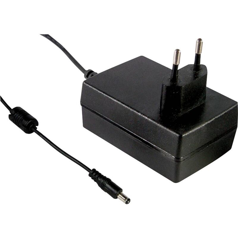 foto del prodotto mean well mw gsm25e24 p1j alimentatore a spina tensione fissa 24 v dc 1.04 a 25 w
