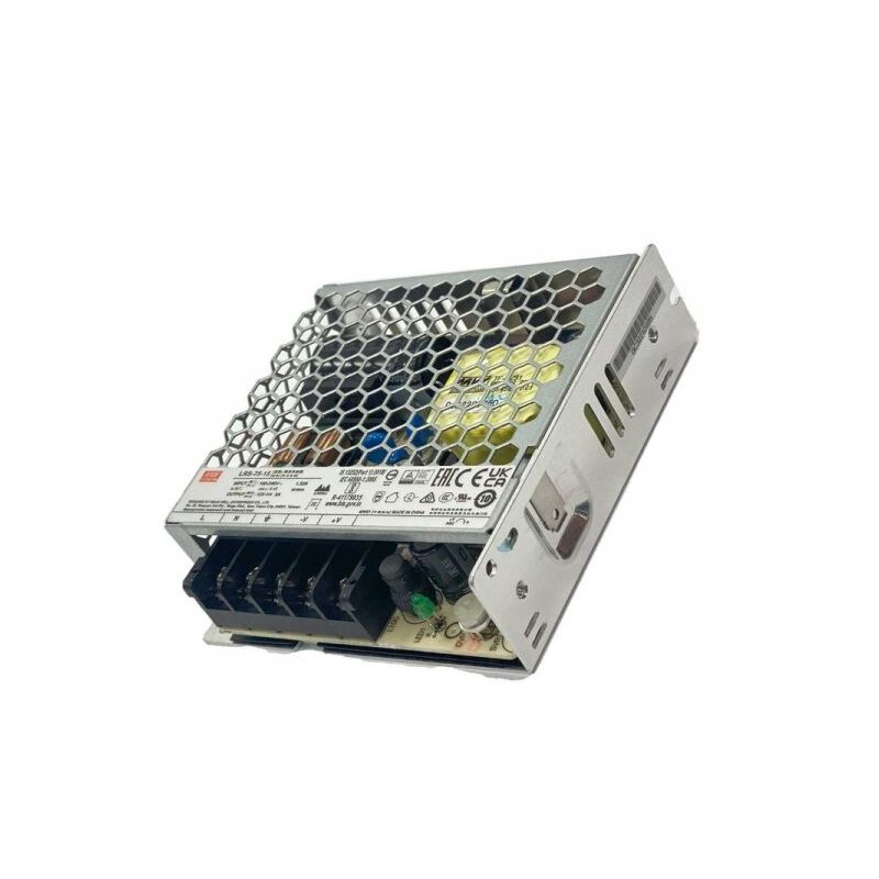 foto del prodotto mean well mw lrs 75 15 alimentatore trasformatore 75w 15v 5a ip20 input 220v e 110v