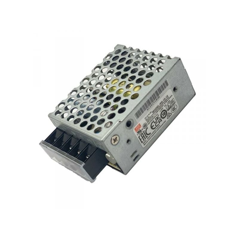 foto del prodotto mean well mw rs 15 15 alimentatore cv 15w 15v 1a ip20 input 220v e 110v