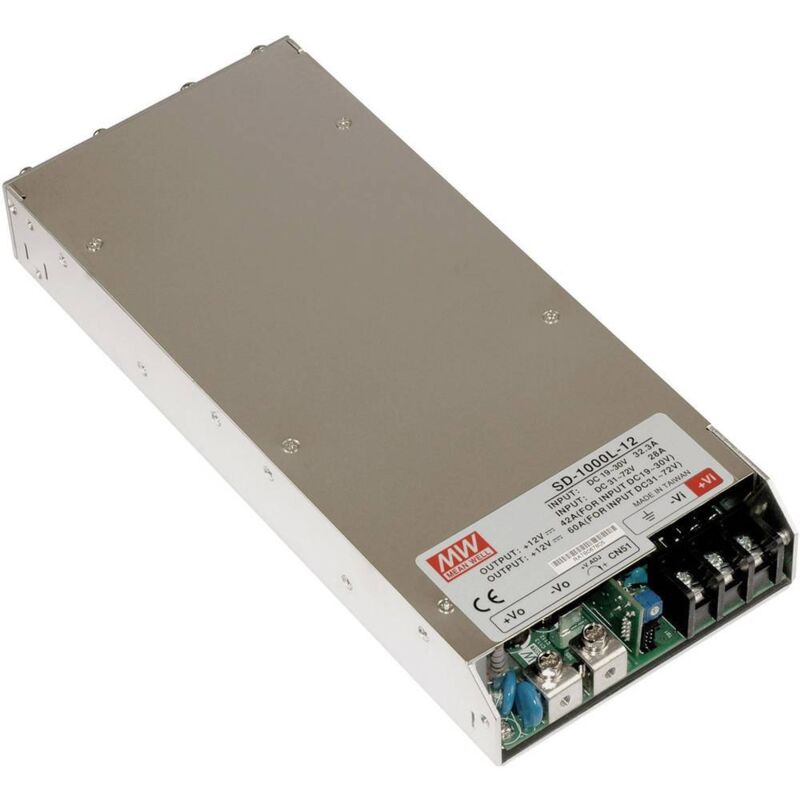 foto del prodotto mean well mw sd 1000l 24 convertitore dc dc 960 w num. uscite 1 x contenuto 1 pz.