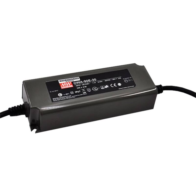 foto del prodotto mean well owa 90e 20 alimentatore da tavolo tensione fissa 20 v dc 4.5 a 90 w