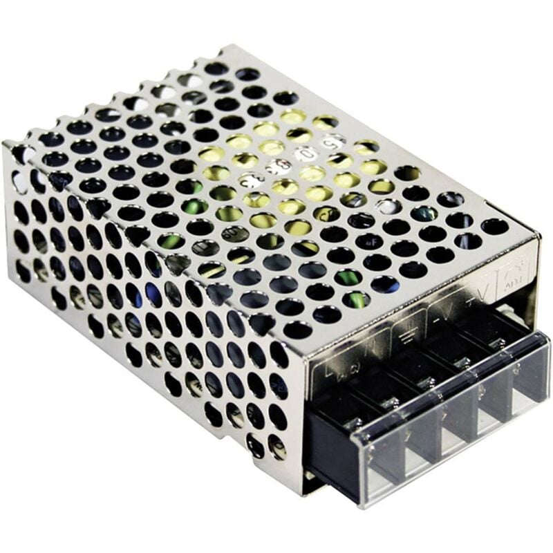 foto del prodotto mean well rs 25 12 alimentatore a commutazione. 12 v dc 2.1 a 25 w