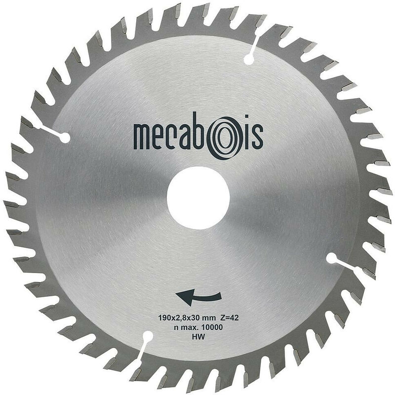 foto del prodotto mecabois sidamo lama in carburo hm super 250x3x30 48 denti