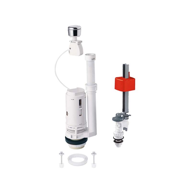 foto del prodotto meccanismo doppio scarico wc cavo per vaso monoblocco galleggiante basso cr