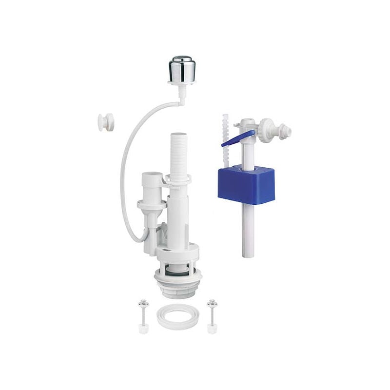 foto del prodotto meccanismo scarico wc singolo pneumatico vaso monoblocco galleggiante laterale cr