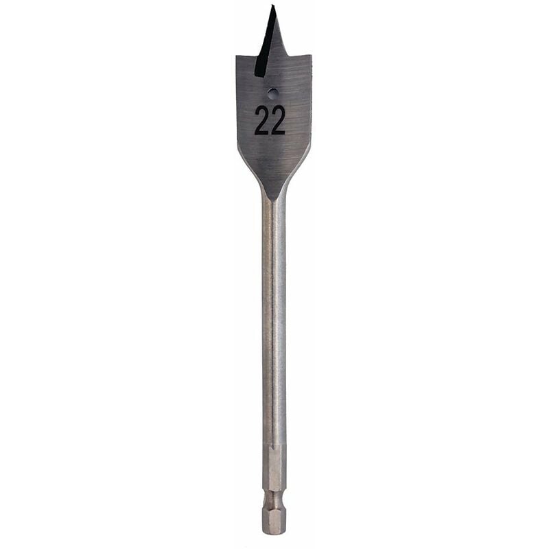 foto del prodotto mecchia da trapano in wolframio per lavorazione legno 22 mm attacco 6 mm