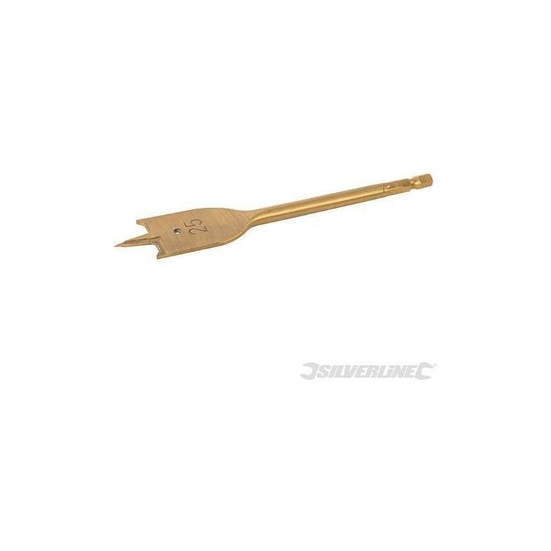 foto del prodotto mecchie ricoperte in titanio per falegnameria codolo esagonale anche cartongesso silverline 25mm