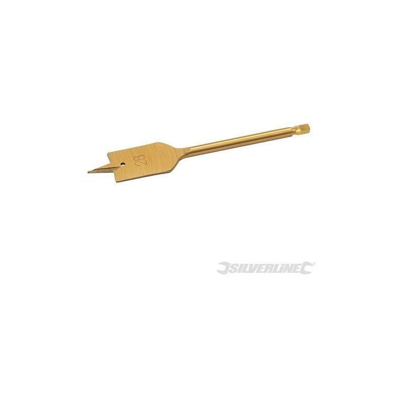 foto del prodotto mecchie ricoperte in titanio per falegnameria codolo esagonale anche cartongesso silverline 28 mm