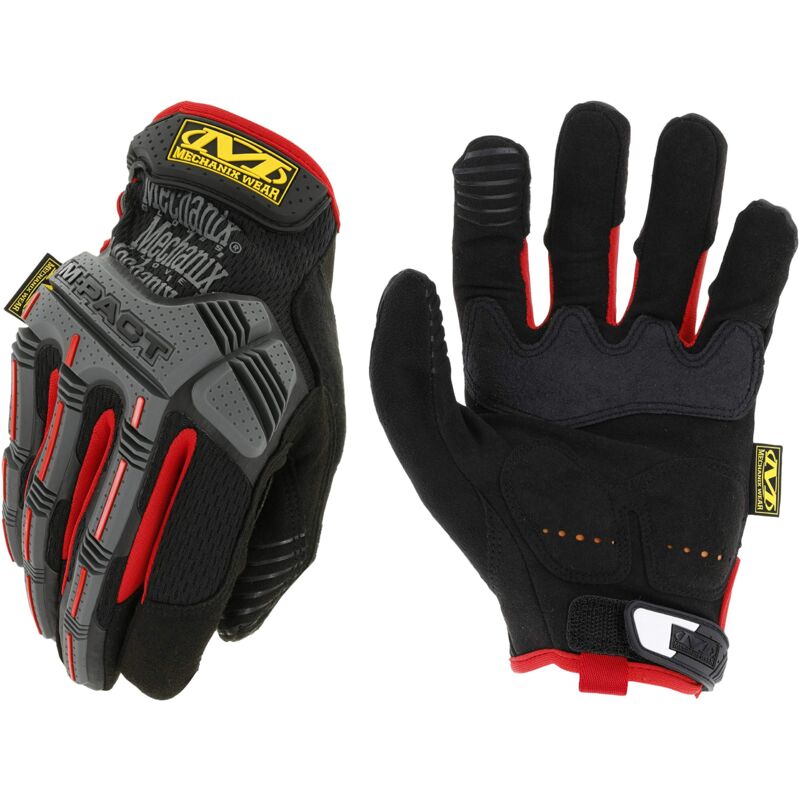 foto del prodotto mechanix wear mpt 52 009 guanti, m, nero rosso