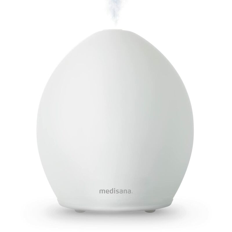 foto del prodotto medisana ad 635 diffusore d aromi vetro satinato fresco per ambienti lampada profumata con timer fragranza ambiente elettrico oli essenziali luce