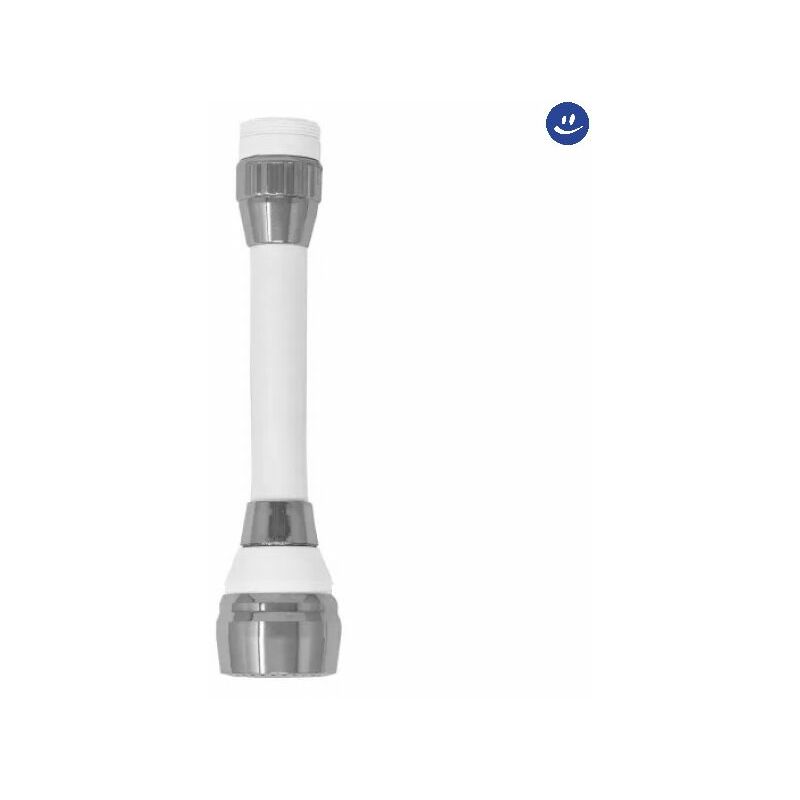 foto del prodotto meg aeratore con prolunga cromato da cm 15 a snodo flessibile per rubinetto miscelatore vecchio ean 8008520912157