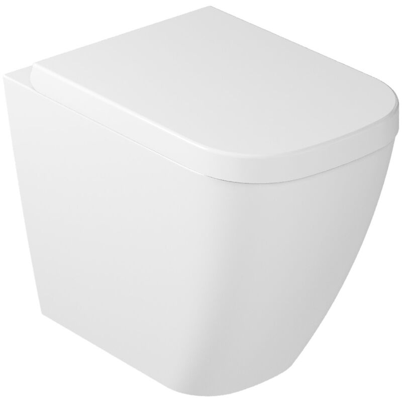 foto del prodotto meg11 wc scarico universale senza brida fissaggi inclusi a pavimento 35x55 bianco codice prod 5481v2 galassia