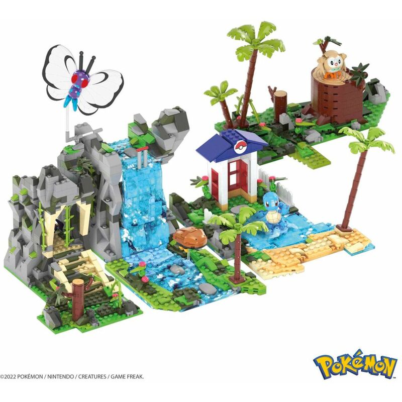 foto del prodotto mega bloks mega pokemon spedizione nella giungla set di costruzioni con 1347 mattoncini