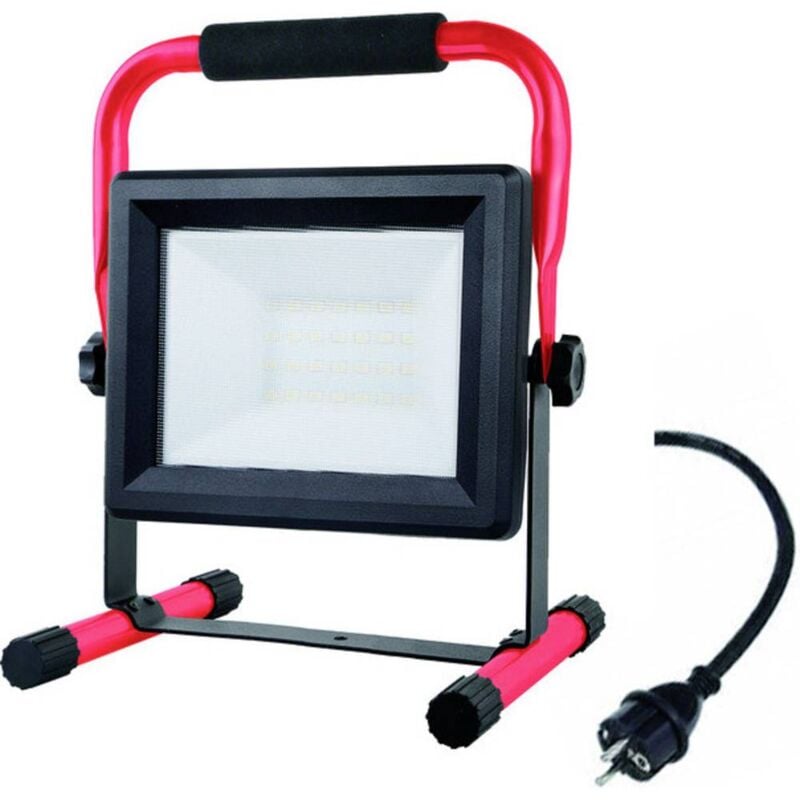 foto del prodotto mega light - megalight floodlight stand faretto led 50 w 4000 lm bianco neutro 80783