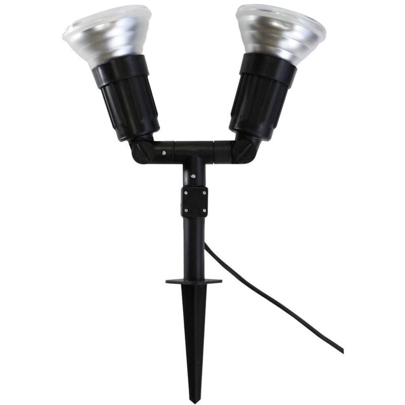 foto del prodotto megatron mt70814 cappi 2 lampada da giardino e27 nero