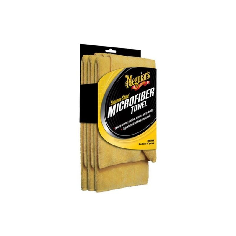 foto del prodotto meguiars 3 panni meguiar s in microfibra suprime shine 60 x 40 cm