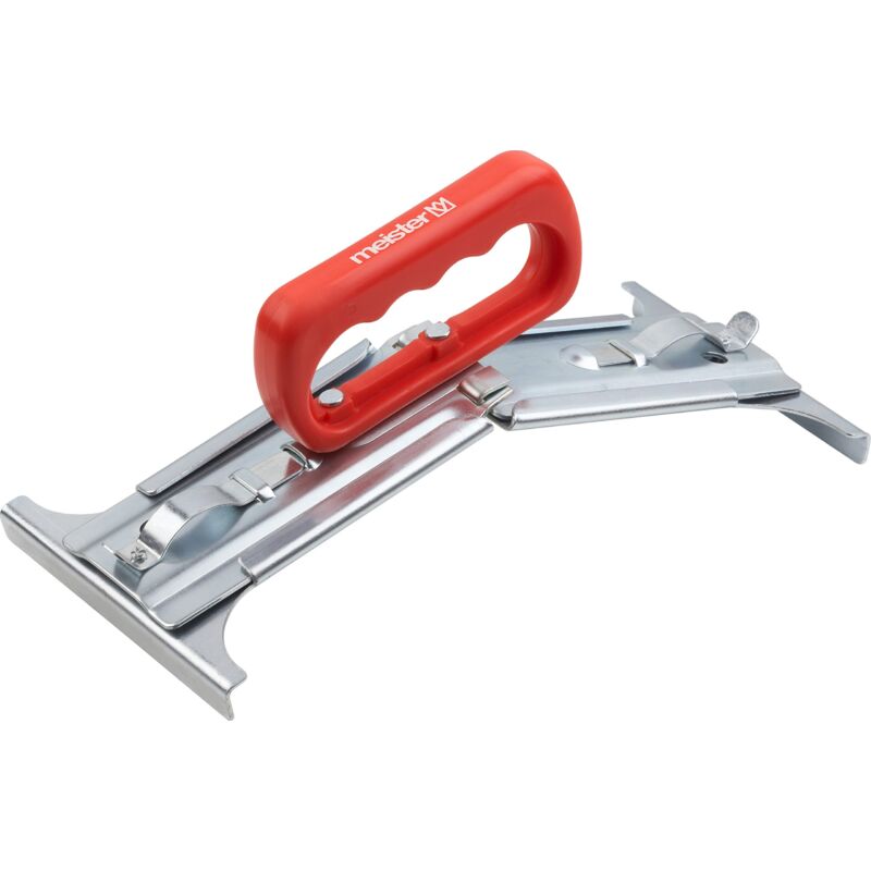 foto del prodotto meister 4408000 sollevatore per piastre adatto per piastre da 30 50 cm cap. 25 kg maniglia ergonomica portapiatti regolabile in 5 livelli,