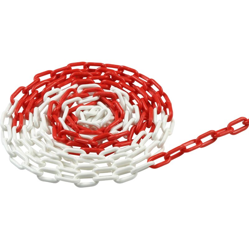 foto del prodotto meister 4520050 catena di sbarramento, 5 m, colore rosso bianco
