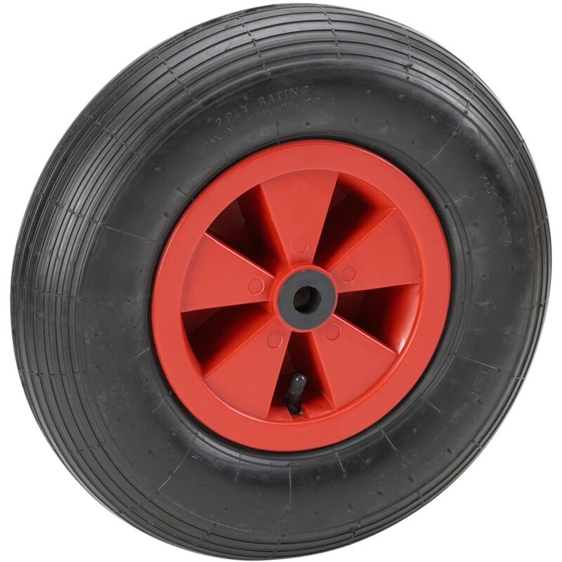 foto del prodotto meister 810160 ruota per carriola con cerchione in pvc, 400 mm