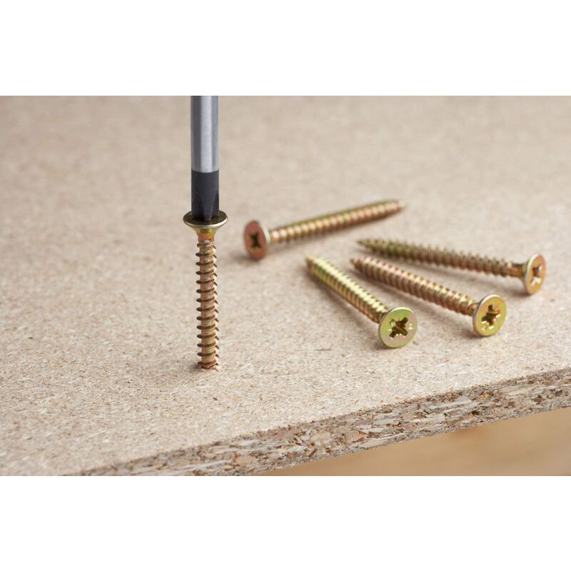 foto del prodotto meister 904070 viti universali pezzi, oro, 5,0 x 60 mm 240 st ck 