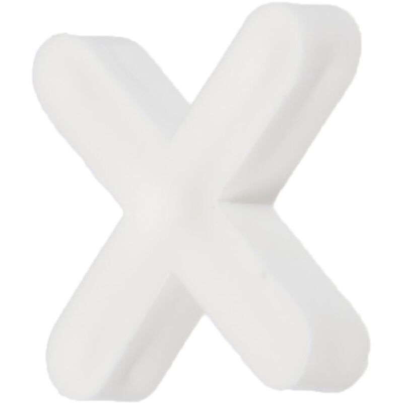 foto del prodotto meister croci per piastrelle, 4,0 mm, pratico set da 250 pezzi, in plastica resistente, colore bianco, accessori per piastrelle, distanziatori per