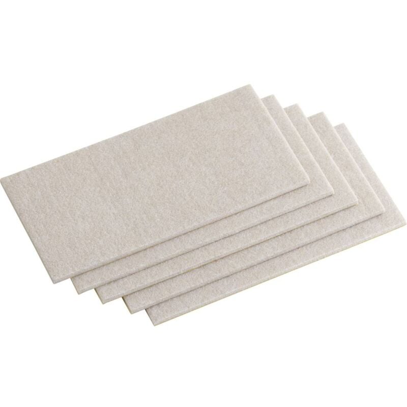 foto del prodotto meister metafranc wu0645416 feltro quadrato, autoadesivo beige l x l 200 mm x 100 mm 1 kit
