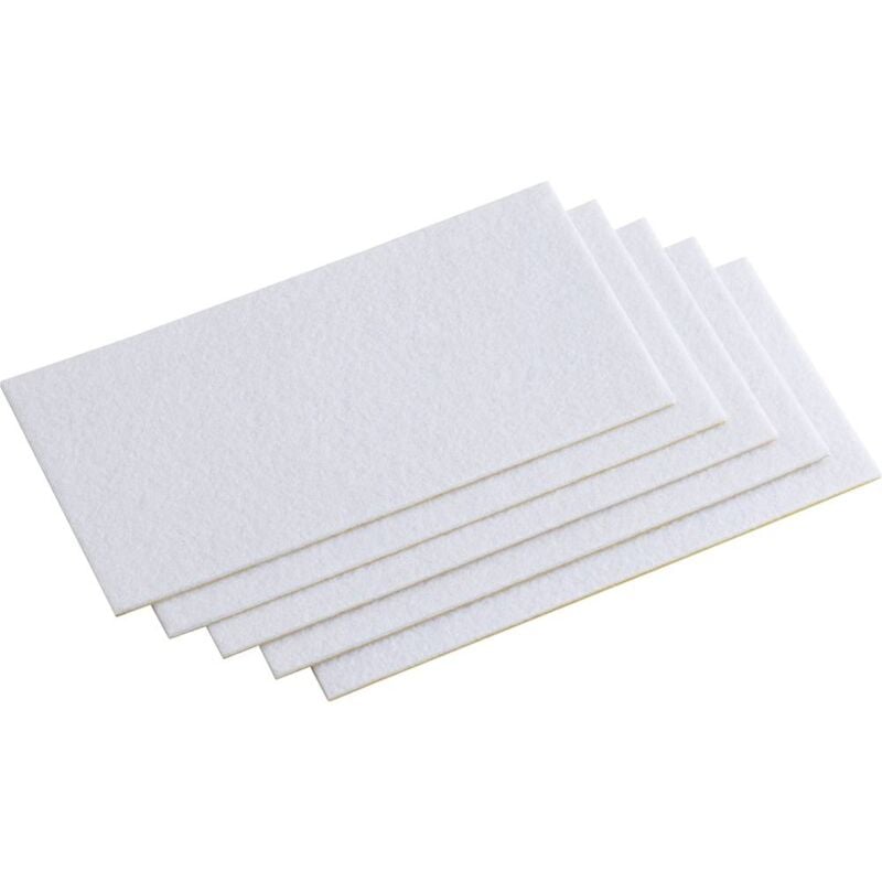 foto del prodotto meister metafranc wu0645436 feltro quadrato, autoadesivo bianco l x l 200 mm x 100 mm 1 kit
