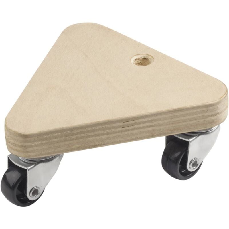 foto del prodotto meister metafranc wu0822140 piattaforma con ruote compensato capacit di carico max. 100 kg 134 mm x 134 mm x 52 mm numero r