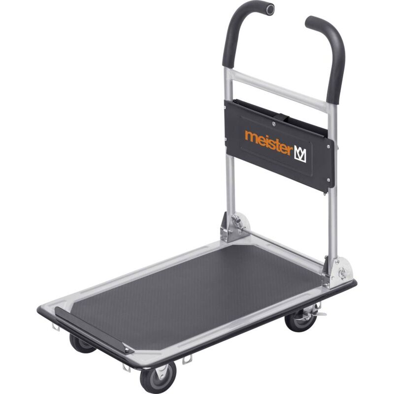 foto del prodotto meister werkzeuge 8985620 carrello con pianale pieghevole, con vano portaoggetti acciaio capacit di carico max. 150